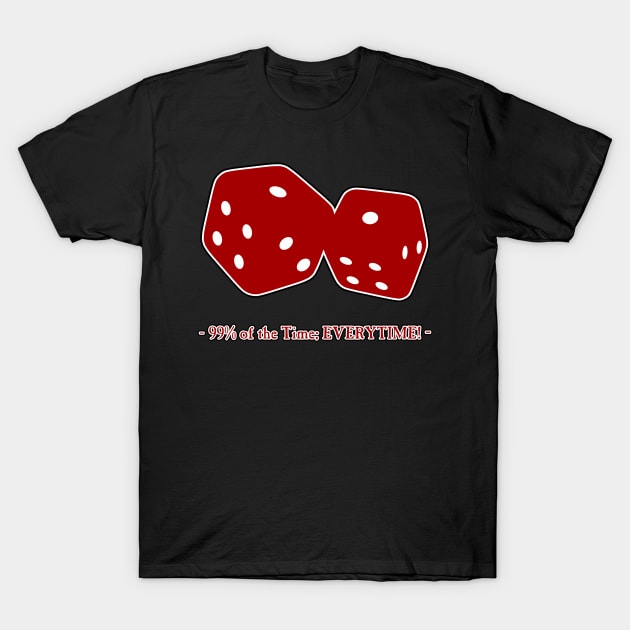 Dice Re-Rolls! T-Shirt by SimonBreeze